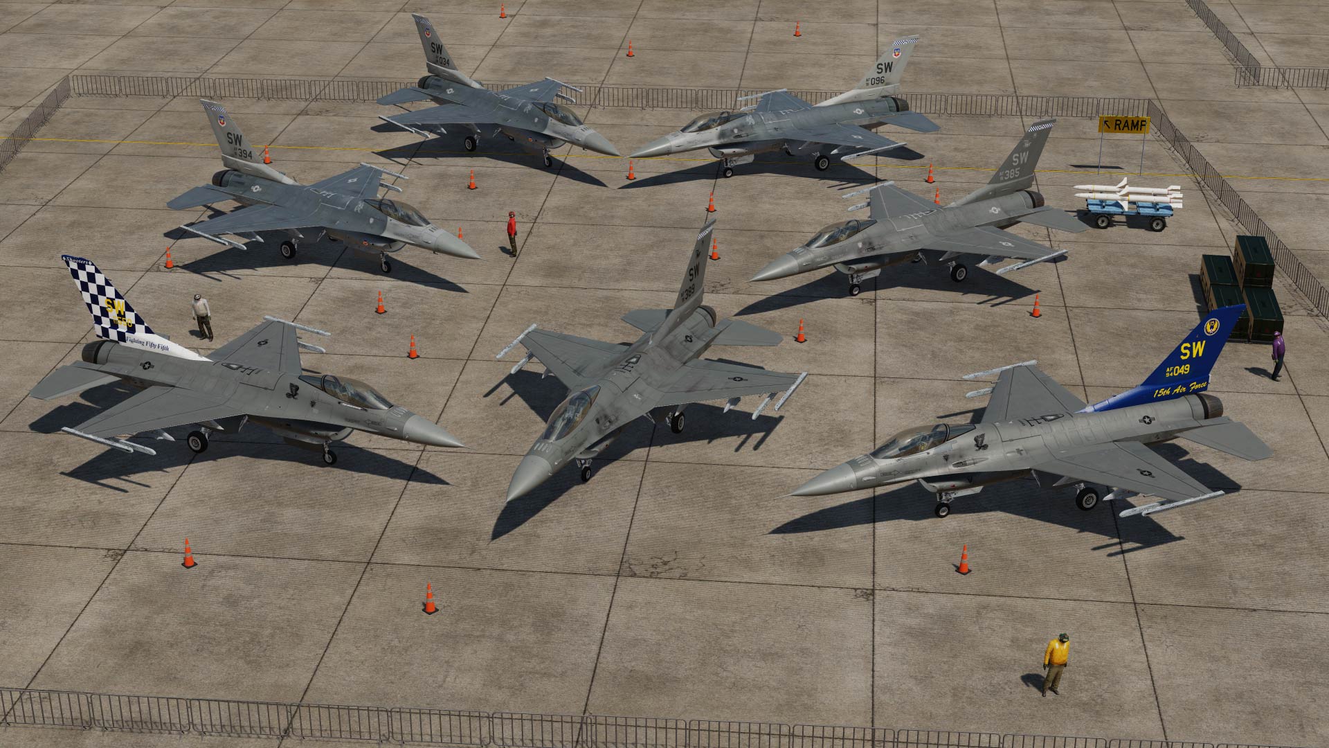 Shaw AFB 55th FS Shooters SIX-PACK