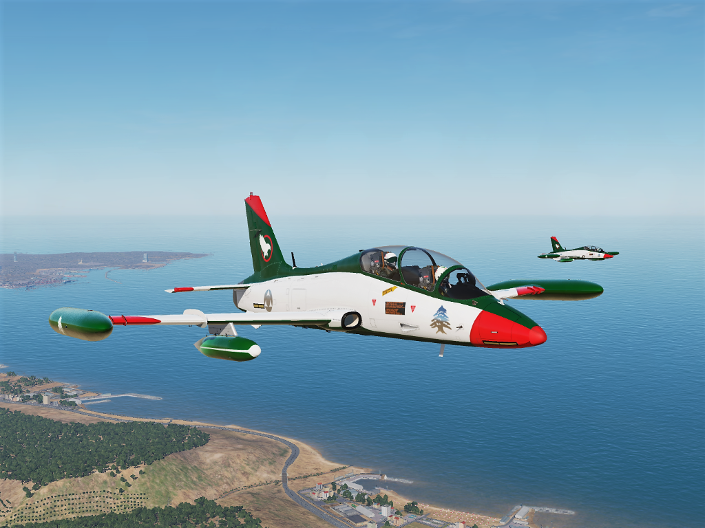 MB339 - VLAF Sparrows (Lebanon) Livery