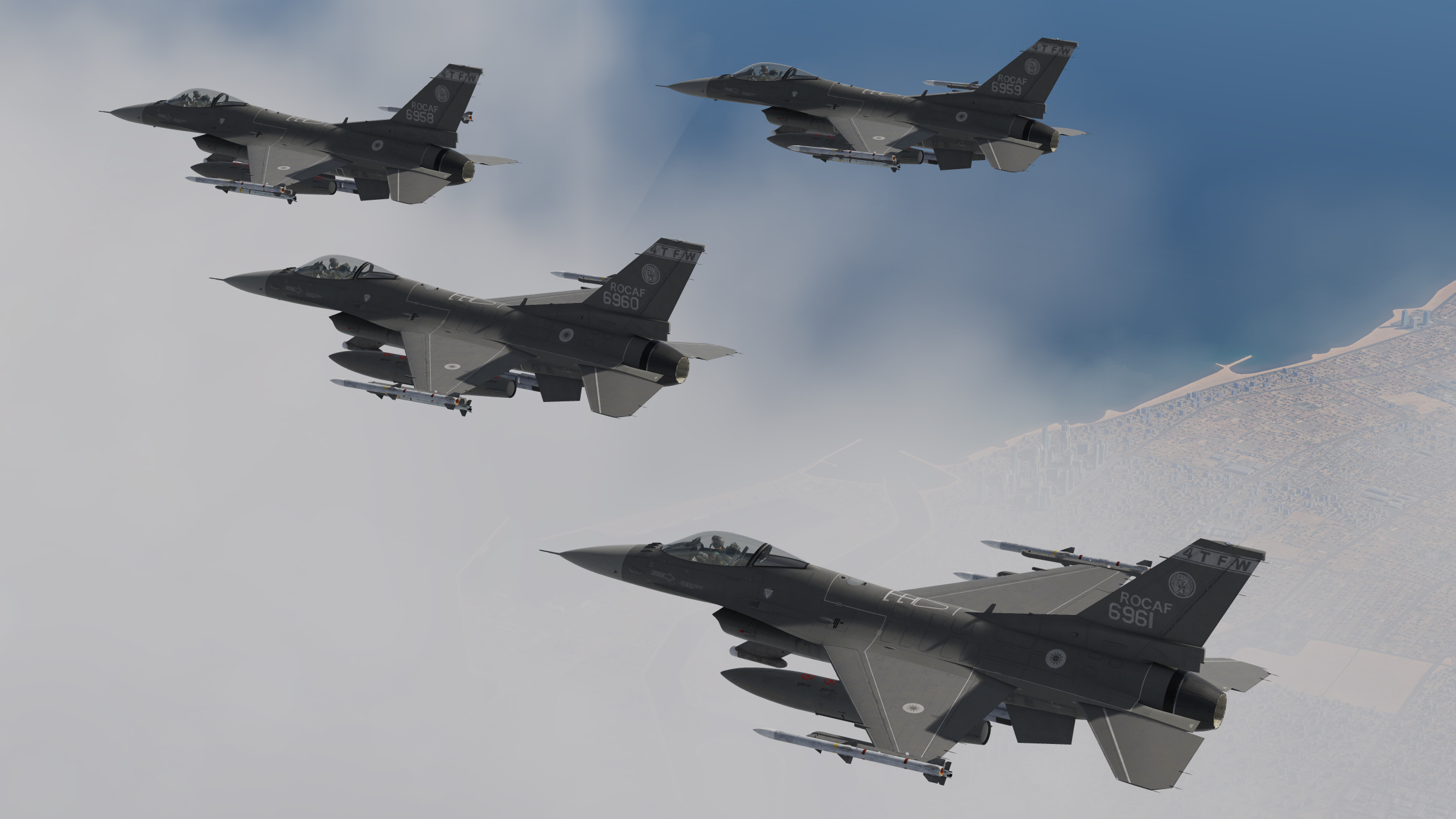 ROCAF F-16 4th TFW 23rd TFG Have Glass『Tail Number Fixed』2022/12/20