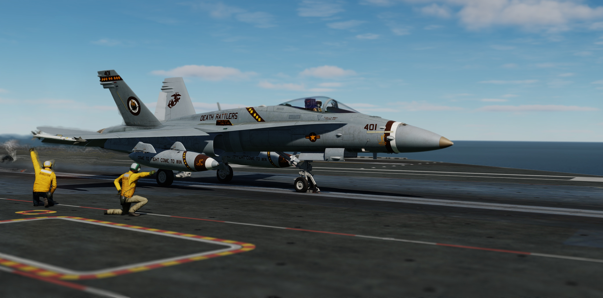 Final USMC F/A-18 carrier deployment, VMFA-323, MAG-11, MCAS Miramar, CA, BuNo. 165220