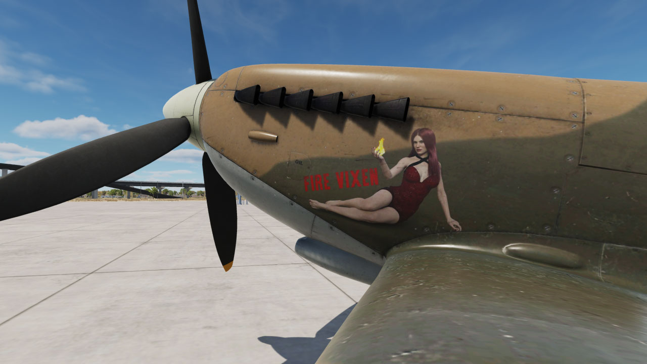 Spitfire Fire Vixen (Fictional)