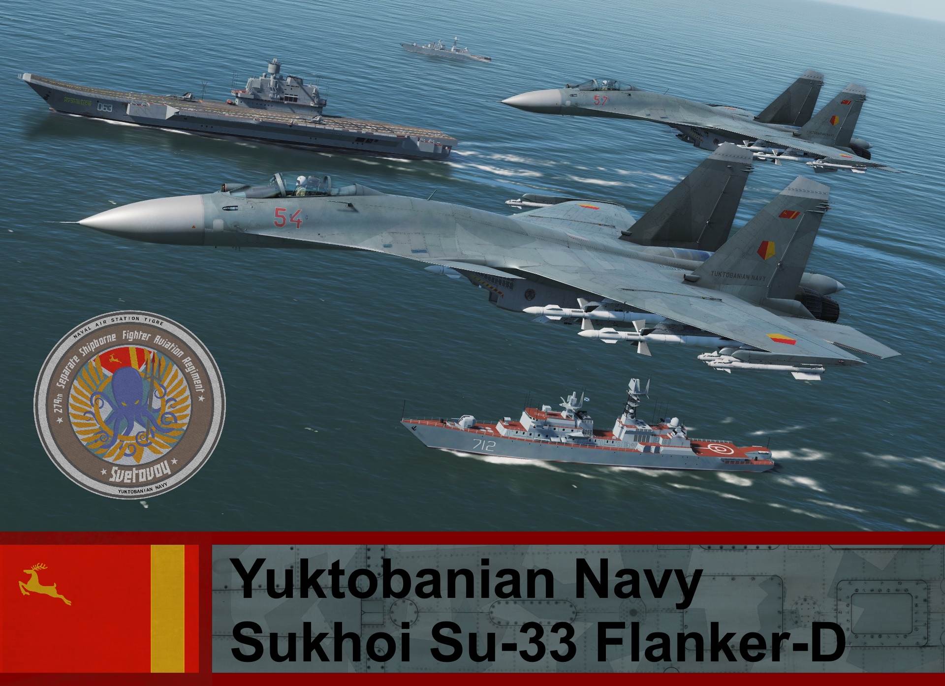 Yuktobanian Navy, Su-33 Flanker-D - Ace Combat 5 (279th SSFAR)