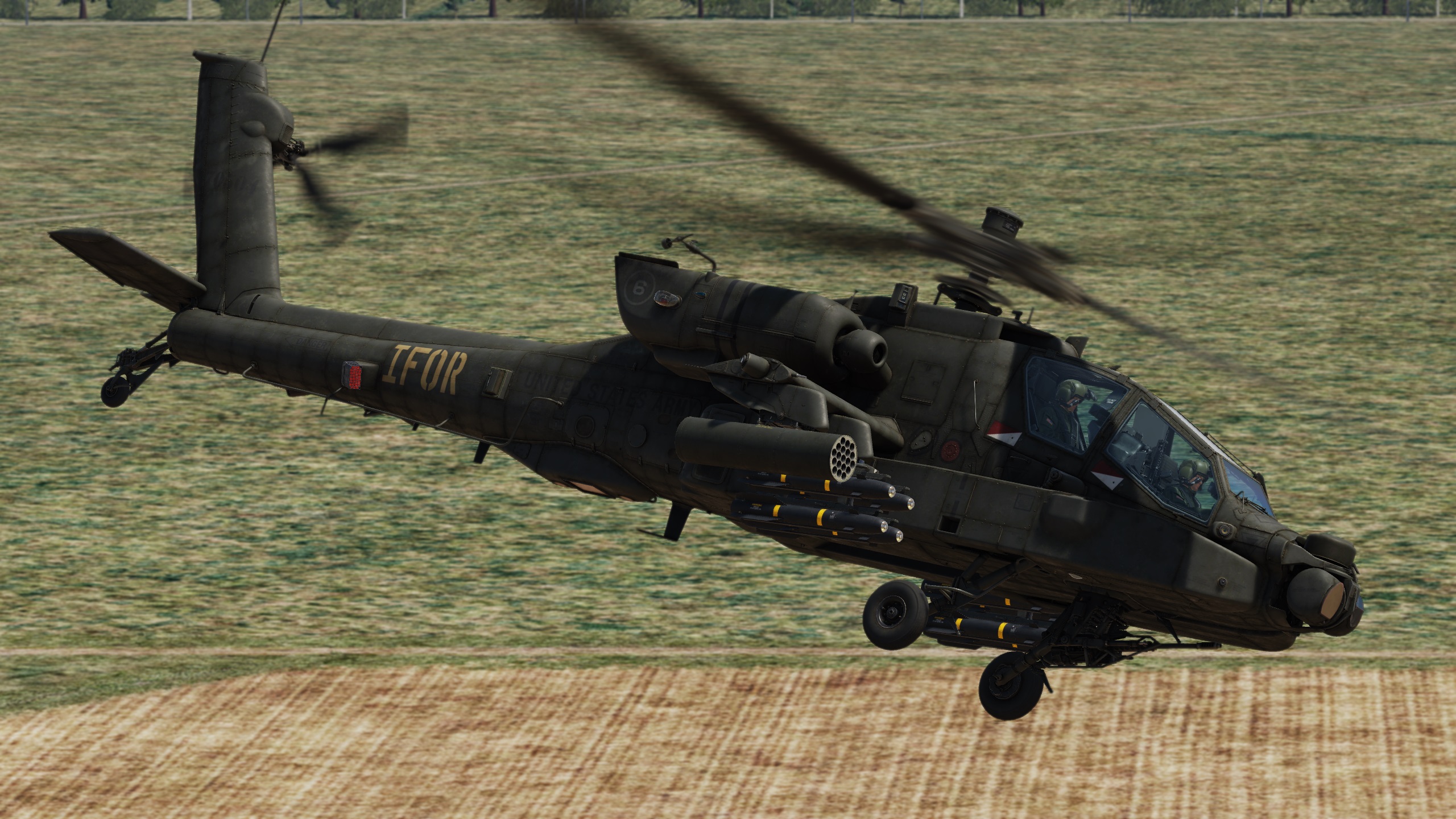 SKIN AH-64D- IFOR  (Bosnia) US Army 2nd Squadron 6th Cavalry
