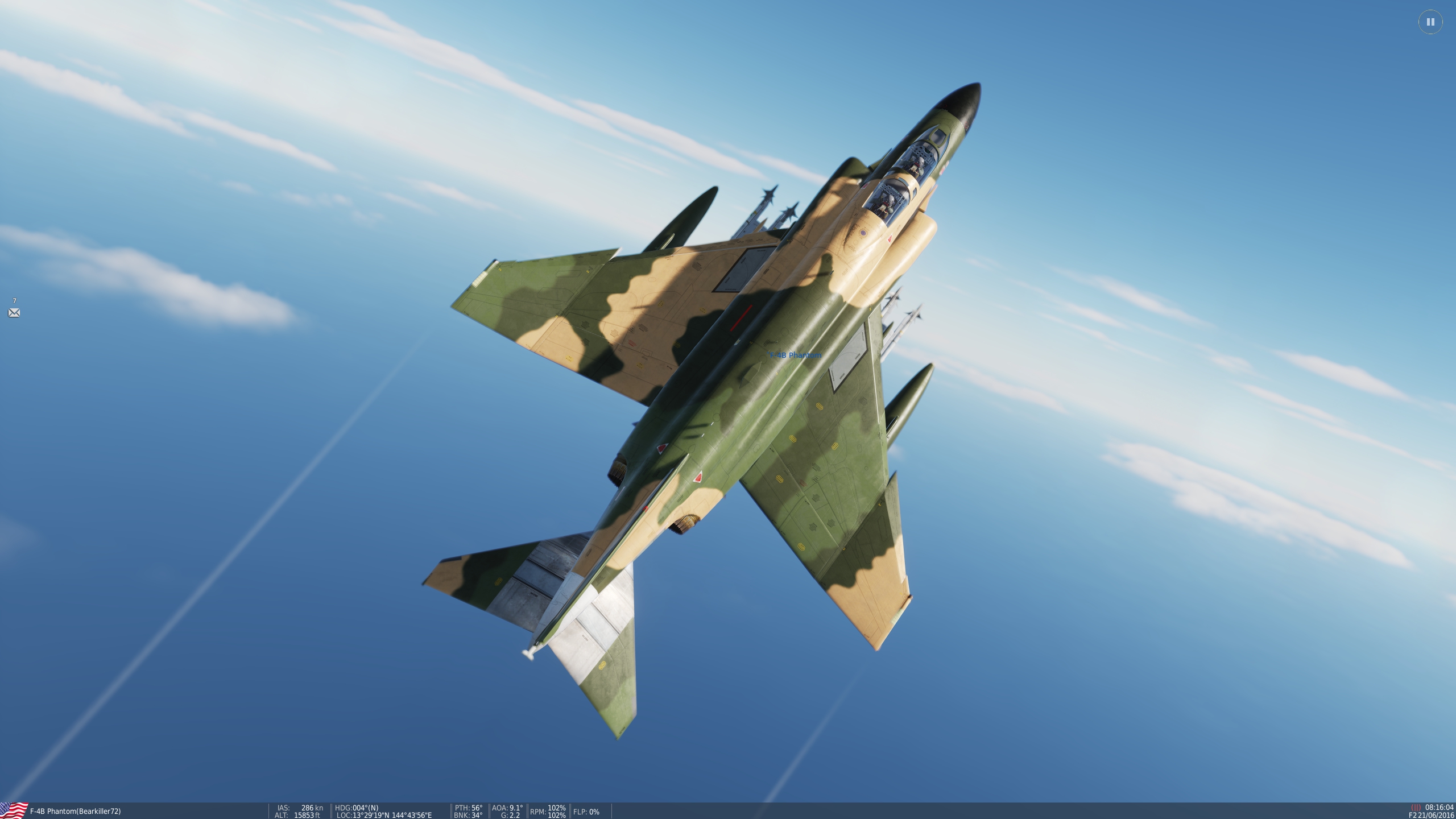 VSN F-4B Mod SEA (Vietnam) skin - no markings