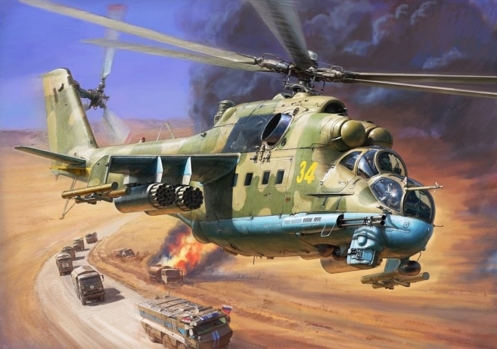 Ramp Start graphique du MI-24P