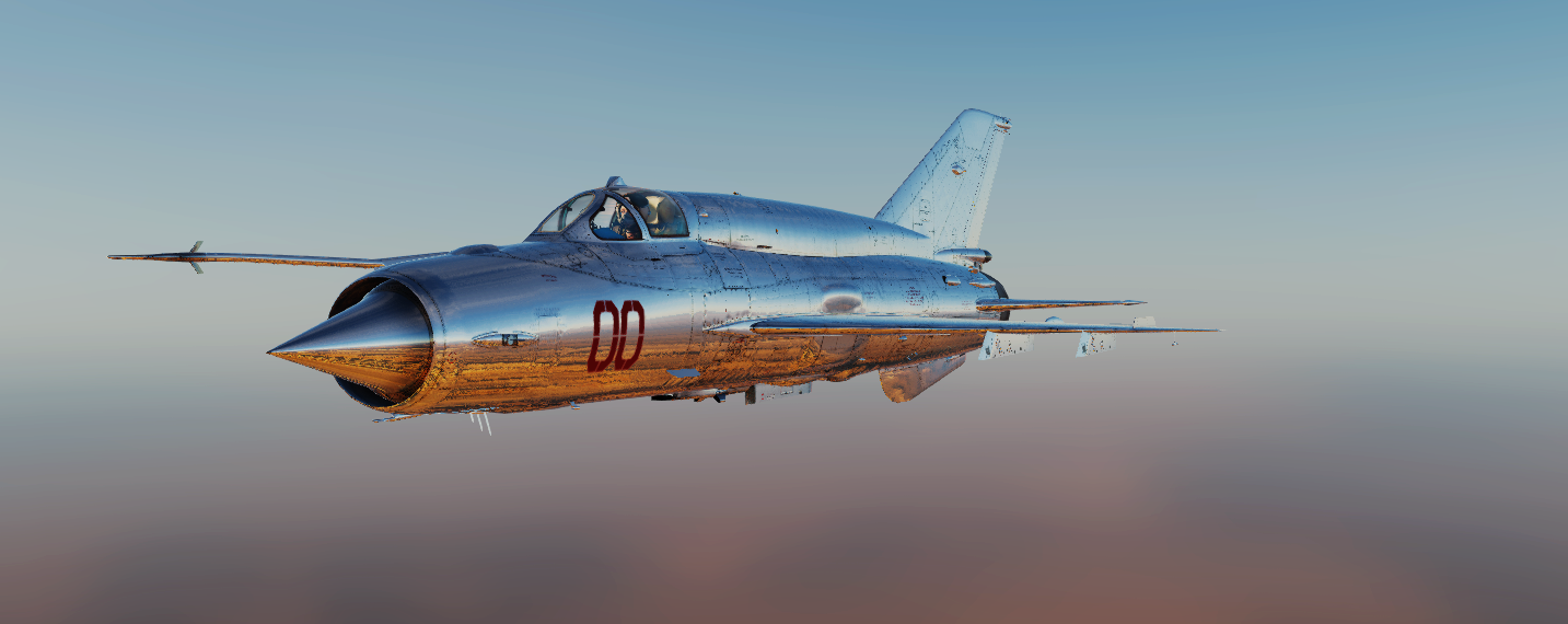 CHROME/PLATNIUM MIG 21 
