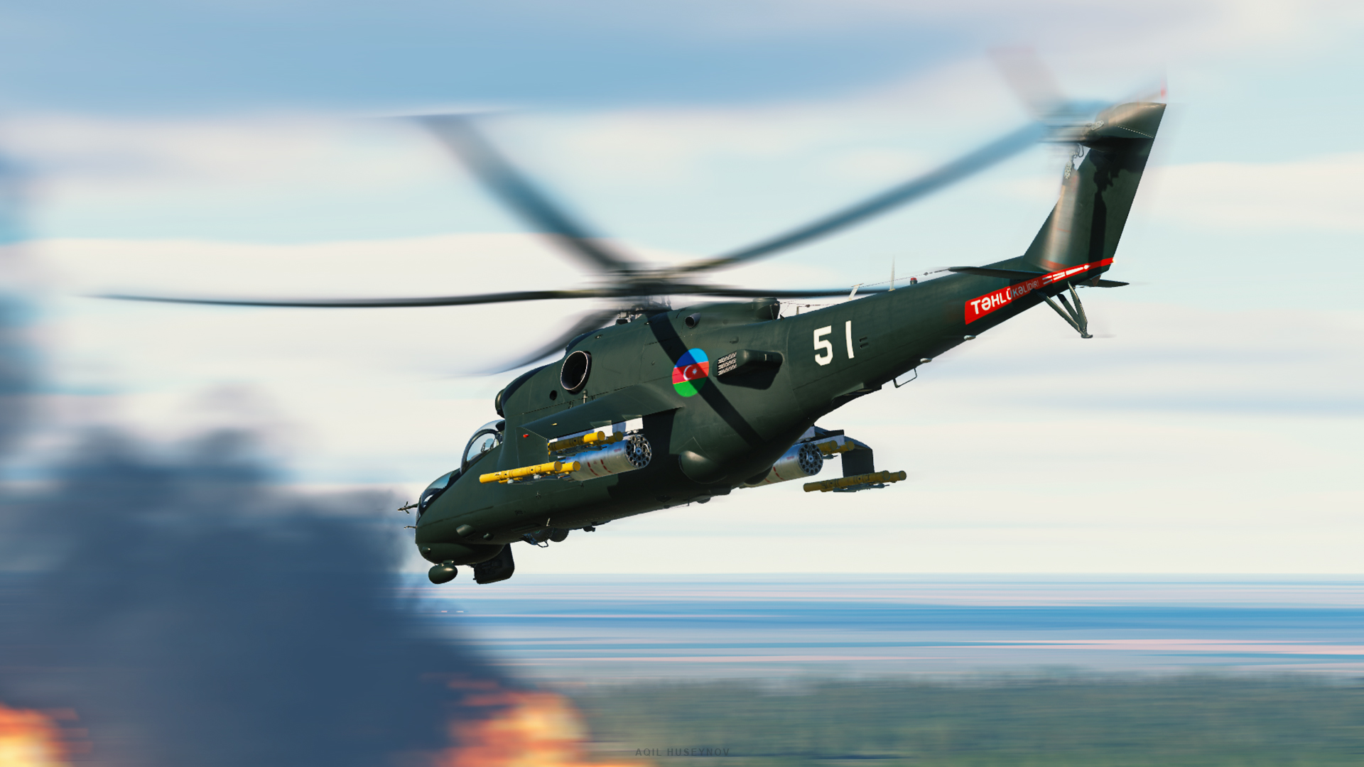 MI-24P Azerbaijan Air Force Dark 