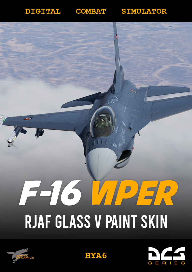 RJAF F-16 Fighting Falcon Glass V paint