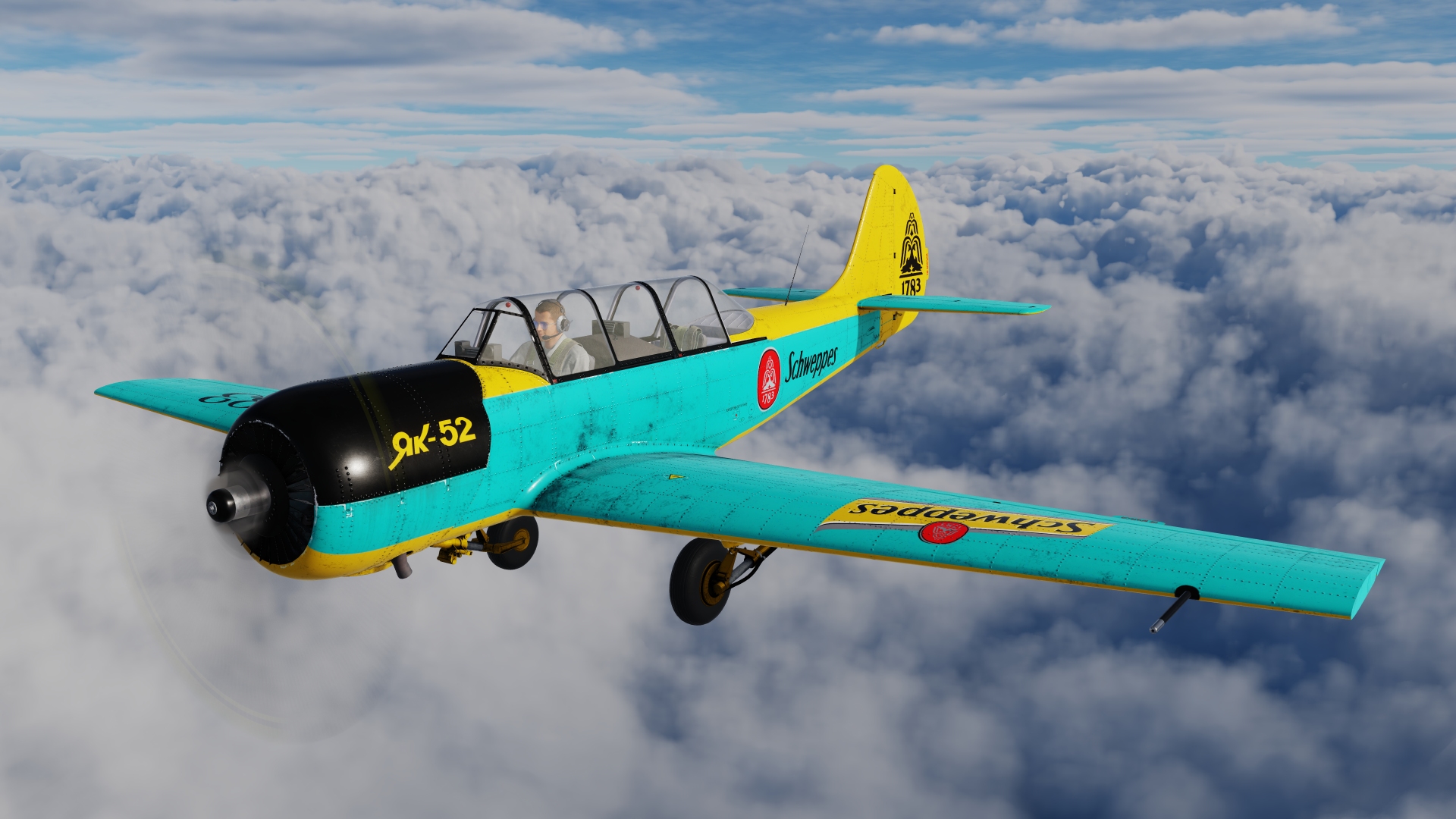 Yak-52 Schweppes Livery