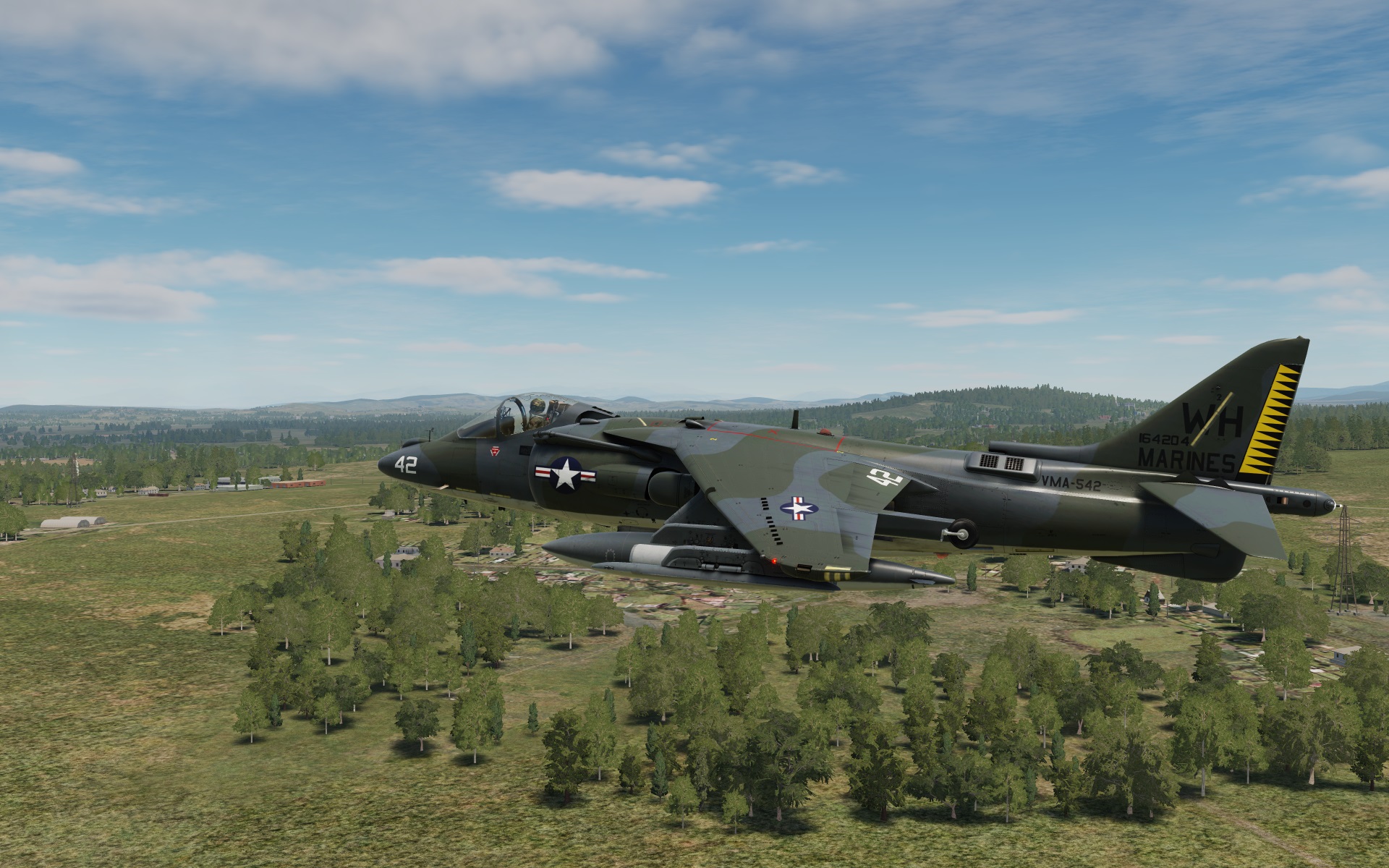 VMA-542 Early AV-8A Hi-Viz look-alike