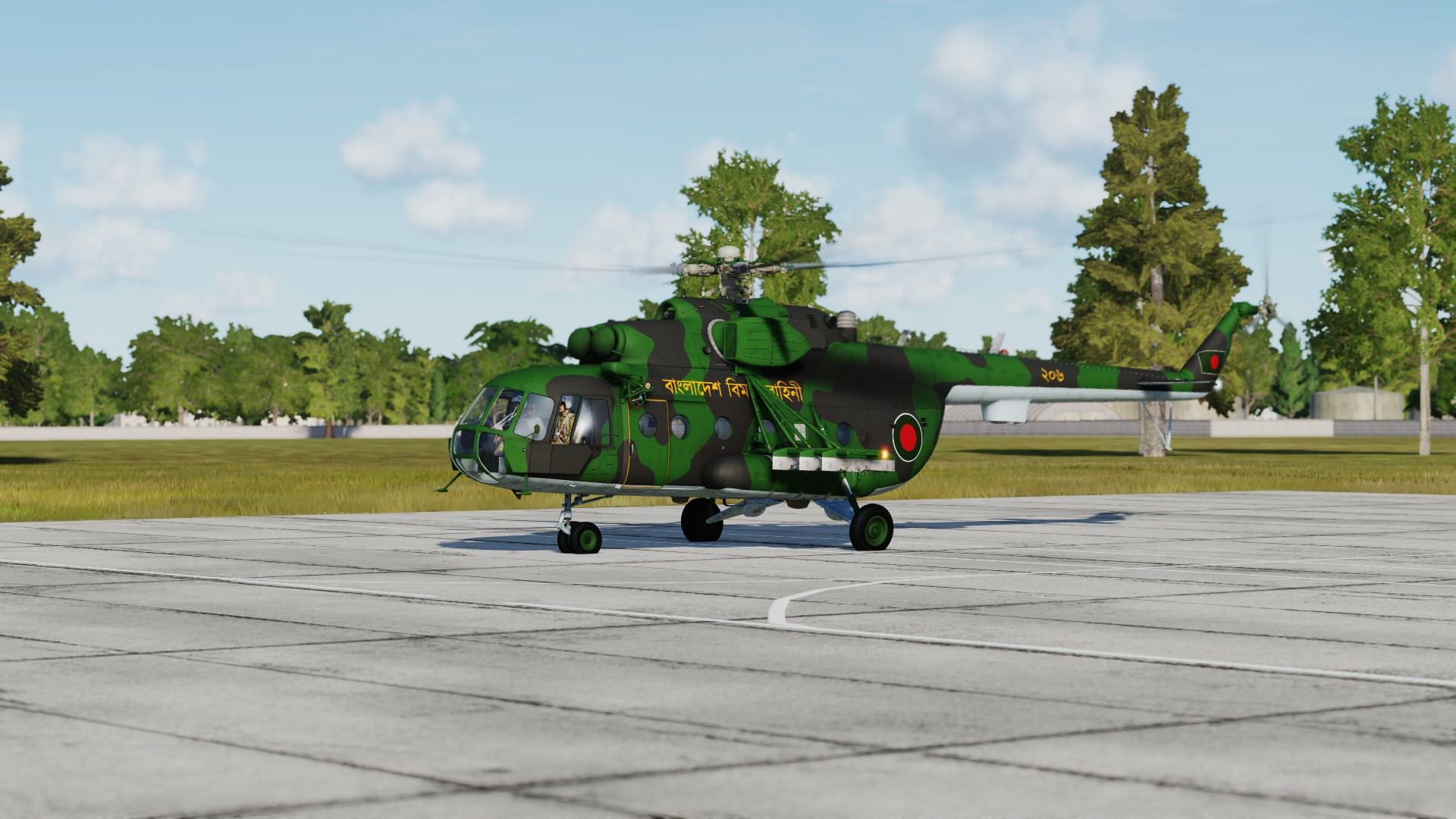 Bangladesh Air Force Mi-17 (Dark) updated