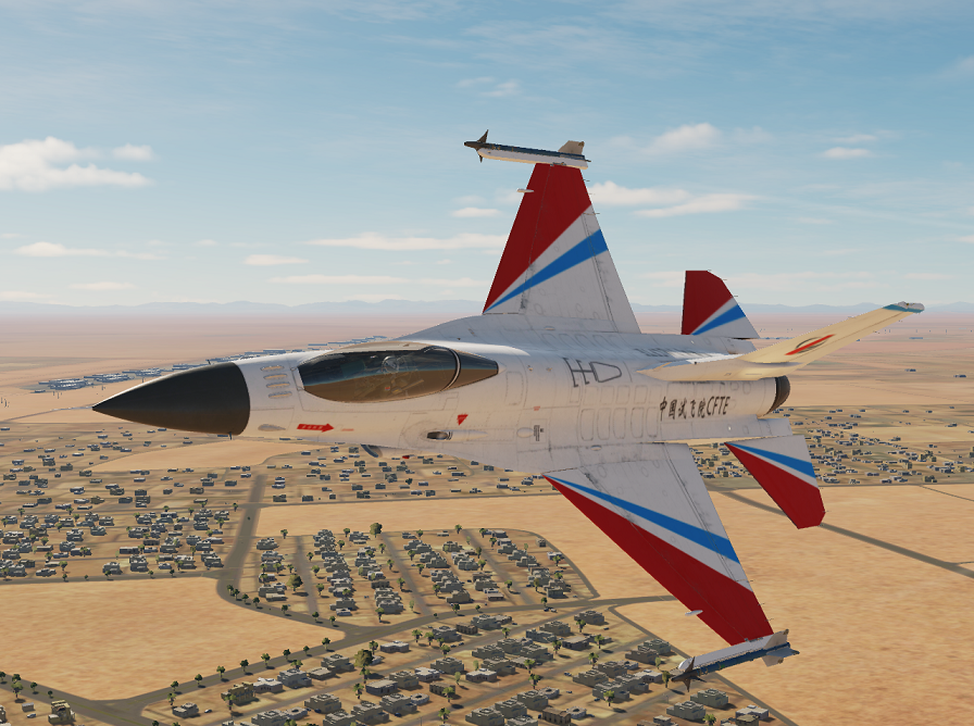F-16CFTE涂装（试飞院版本）