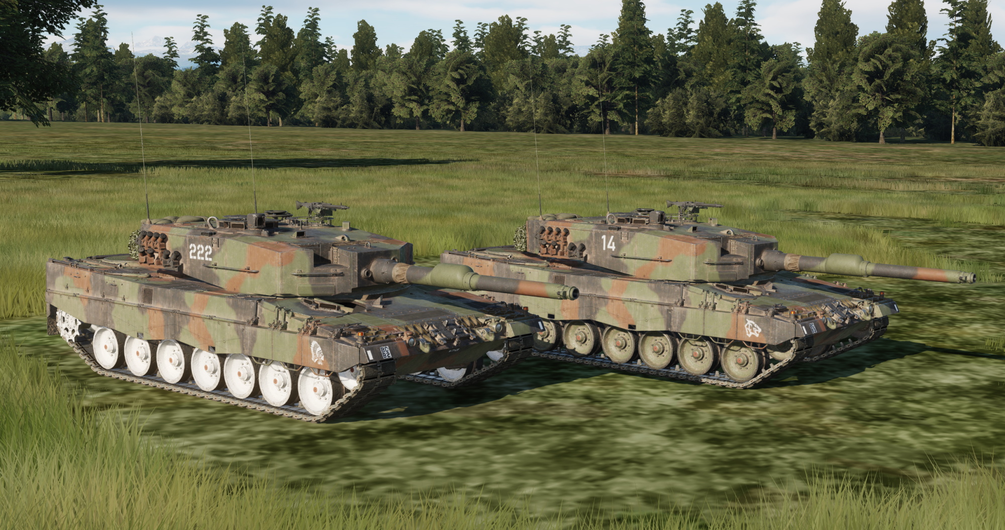 Leopard 2A4 - Swiss Army v2