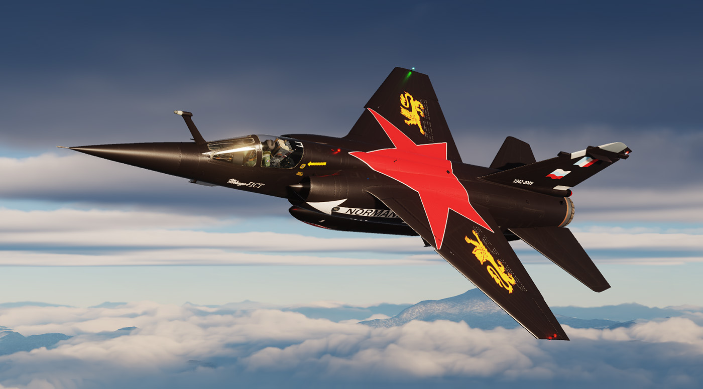 Mirage F1 CT 1942-2009 Normandie-Niemen Display