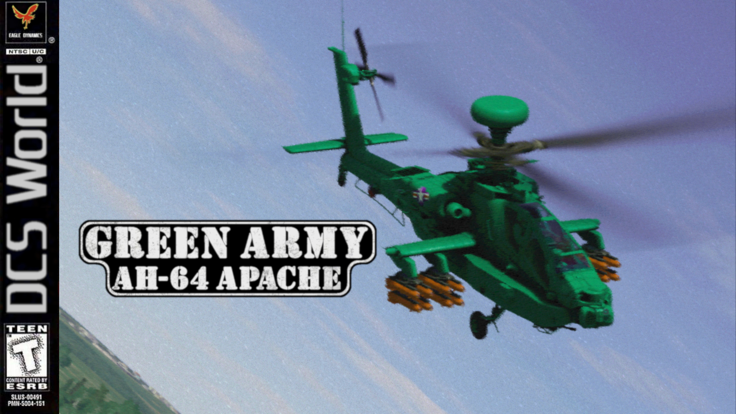 Green Army Plastic Apache