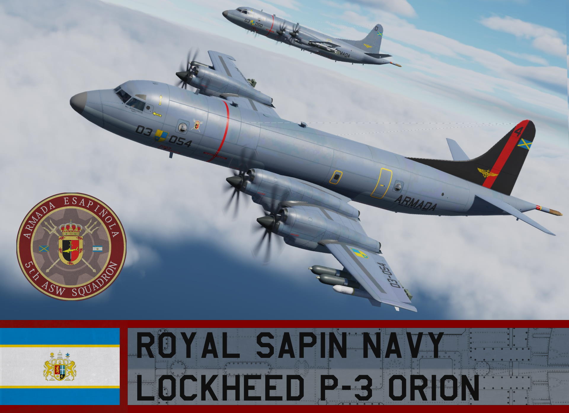 Royal Sapin Navy P-3C Orion- Ace Combat Zero (5th ASW SQ)