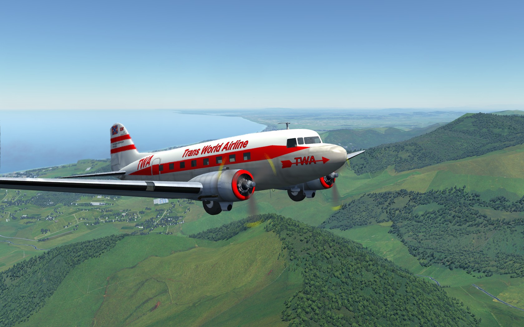 Fast ShippingDouglas DC-3 - TWA DC-2 for Microsoft Flight Simulator ...