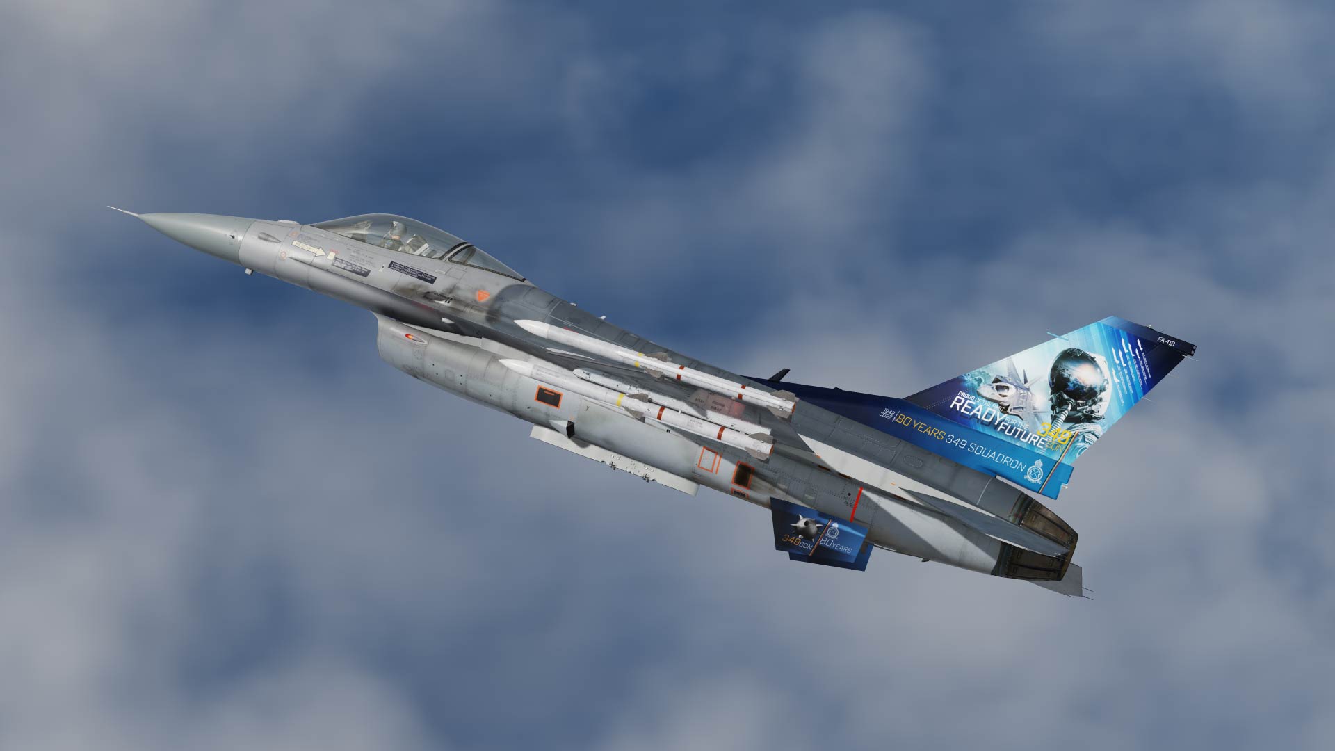 F-16 Belgian Air Force FA-116 80 Years 349 SQN