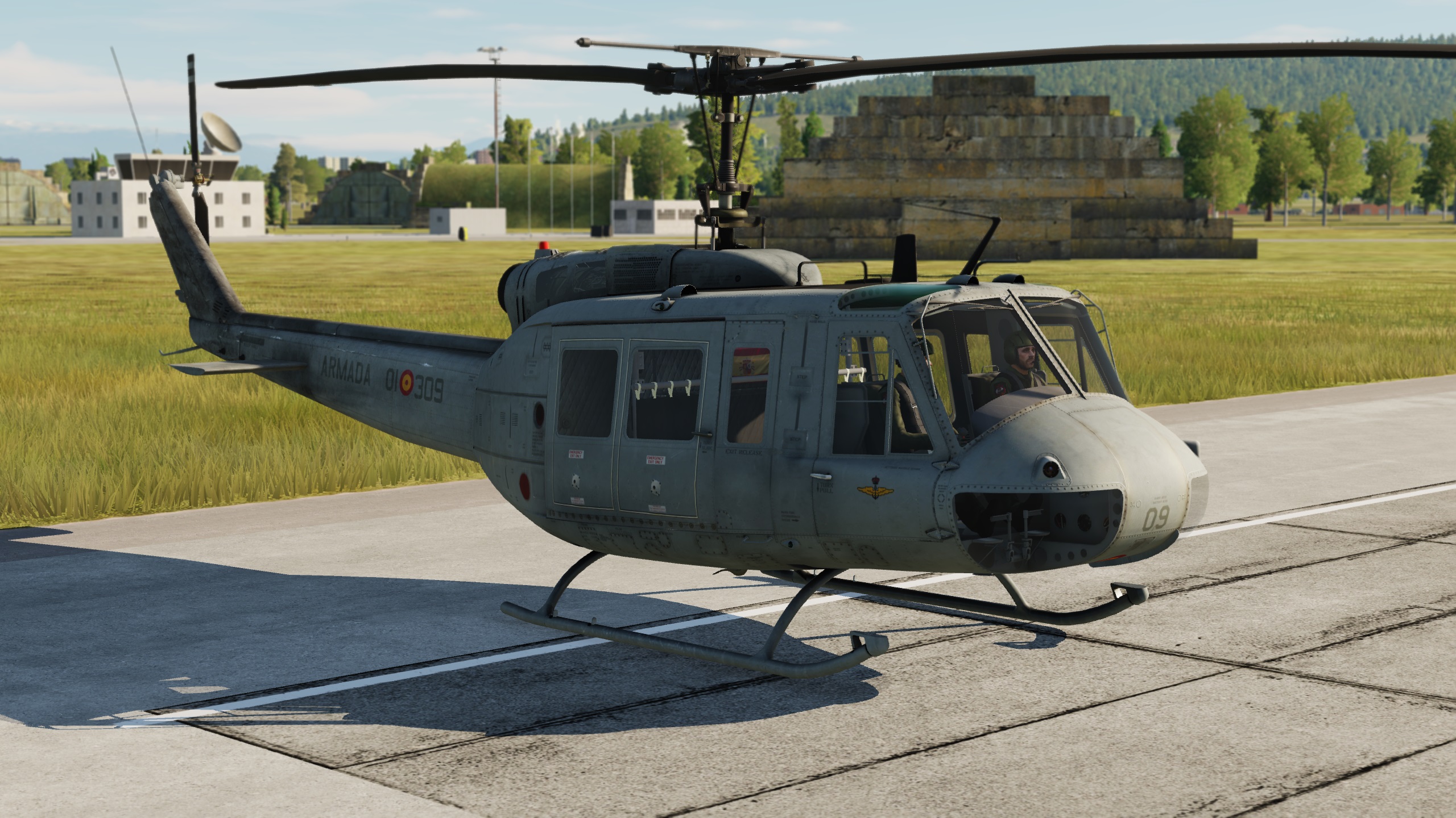 UPDATED SKIN HD UH-1H ARMADA ESPAÑOLA VERSION DCS 2.7