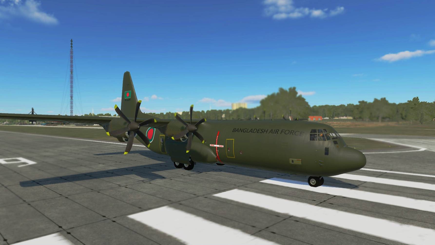 Bangladesh Air Force: C-130J Super Hercules Livery