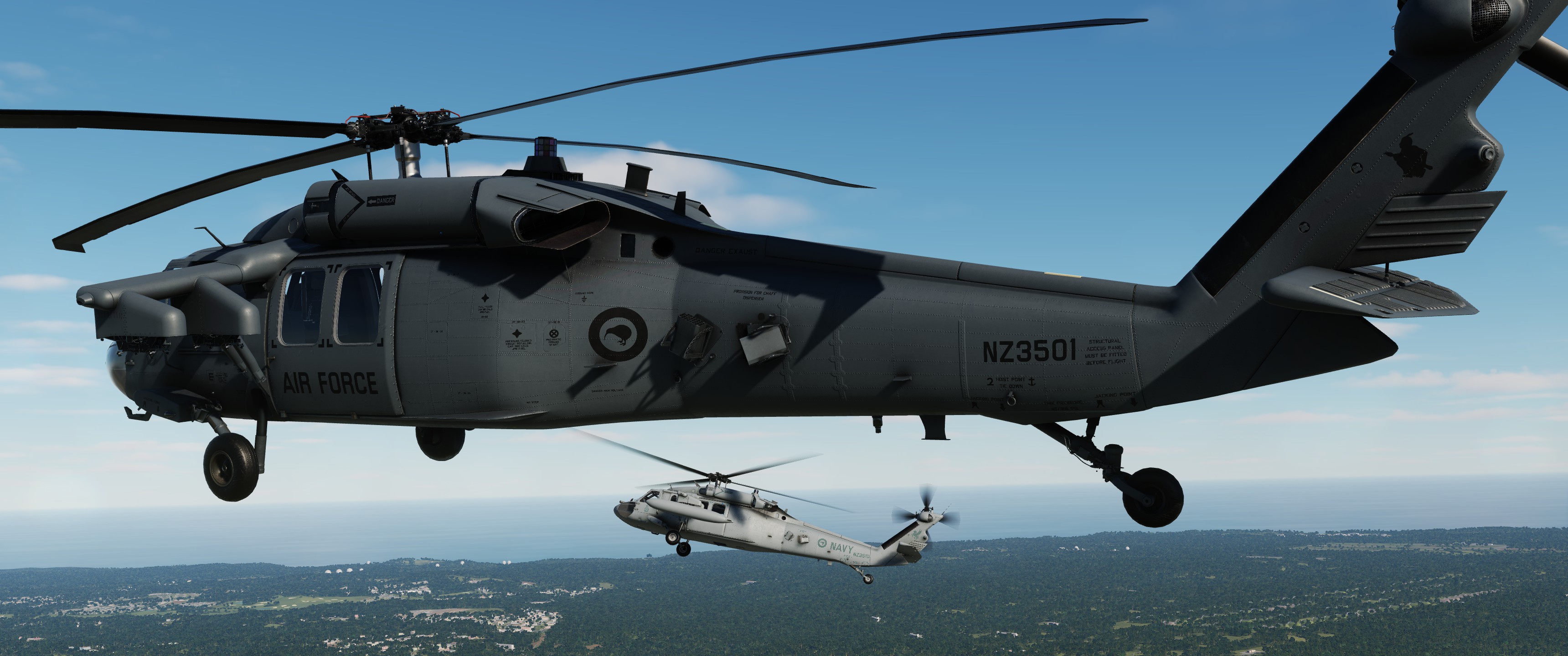 Fictional UH-60 Pack, 3 Squadron and 6 SQN, RNZAF/RNZN