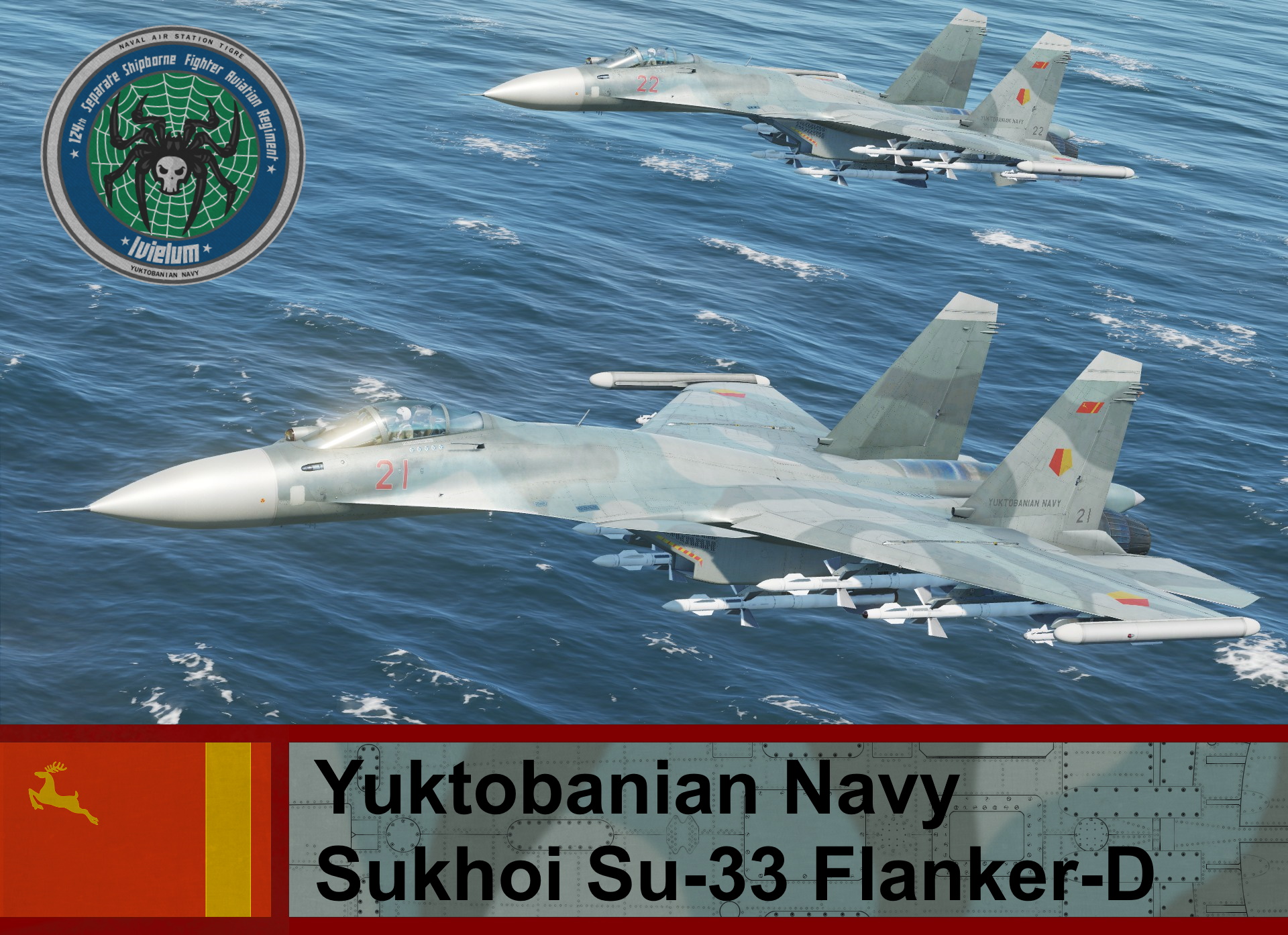 Yuktobanian Navy, Su-33 Flanker-D - Ace Combat 5 (124th SSFAR)