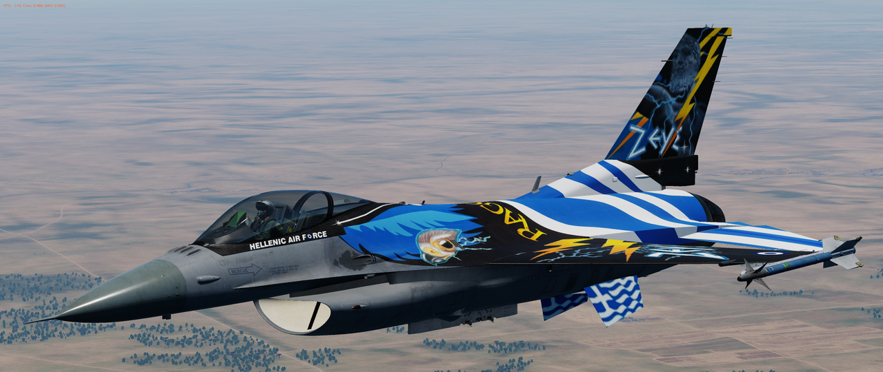 F-16 c HAF Demo Team Zeus *UPDATED*