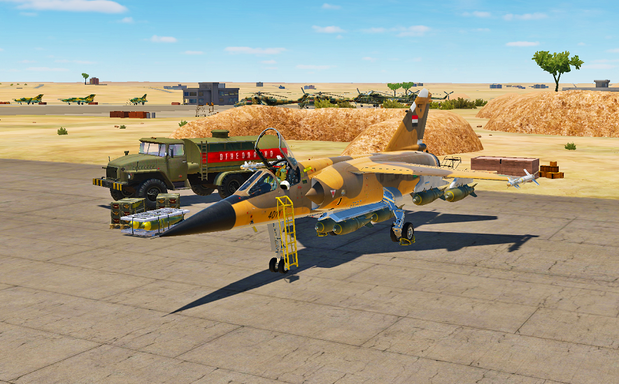 Iraqi Mirage F.1 Freeflight