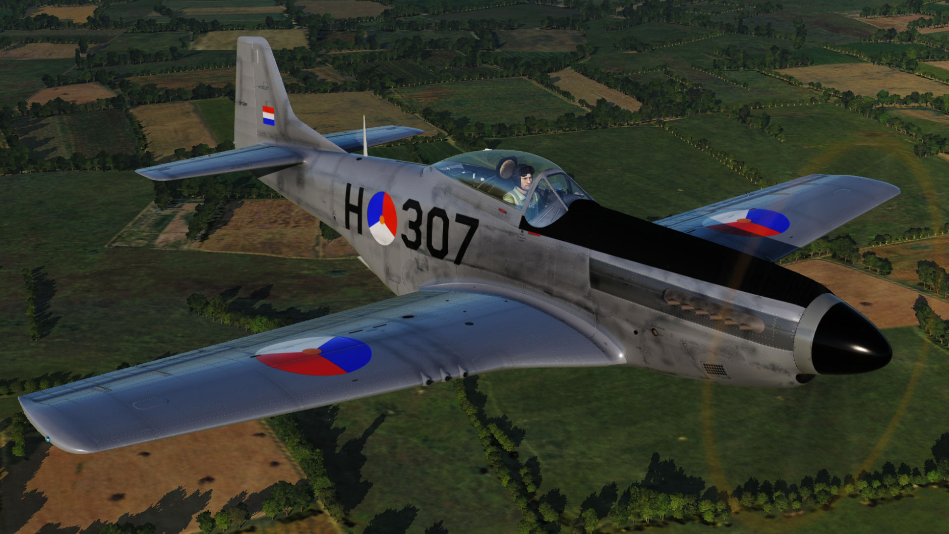 ML-KNIL 121 Squadron - P51D Skinpack 11x livery.