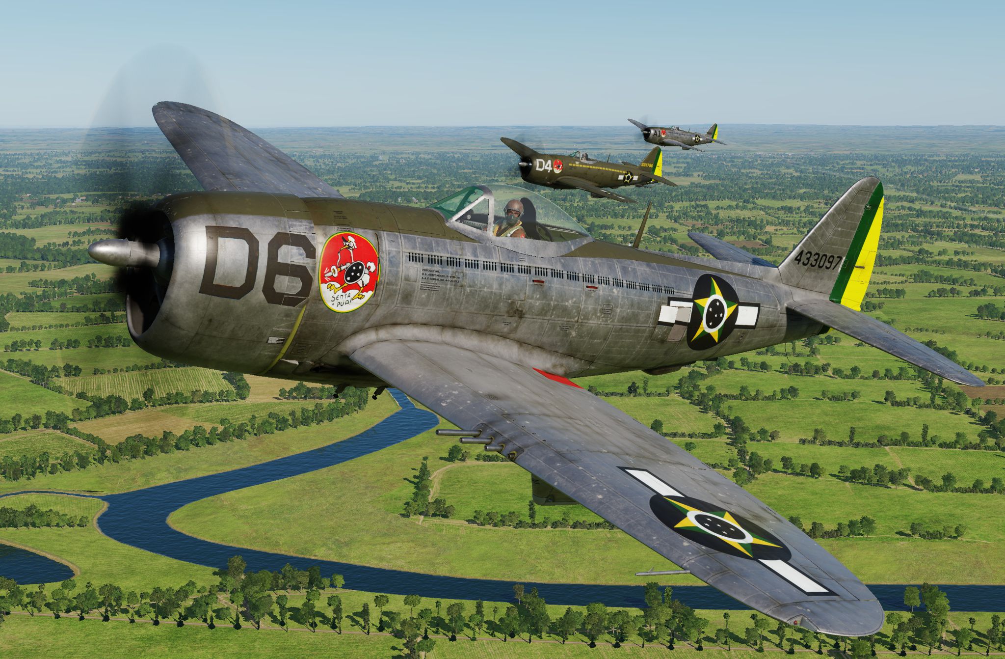 P-47D - 1st Brazilian Ftr Sq - Jambock D6 - 2nd Lt. Coelho (update vs 2.2)