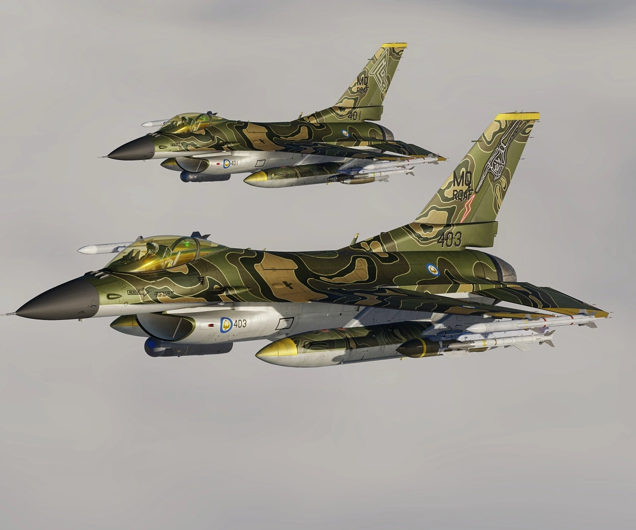 F-16 Topographical Livery [Fictional]