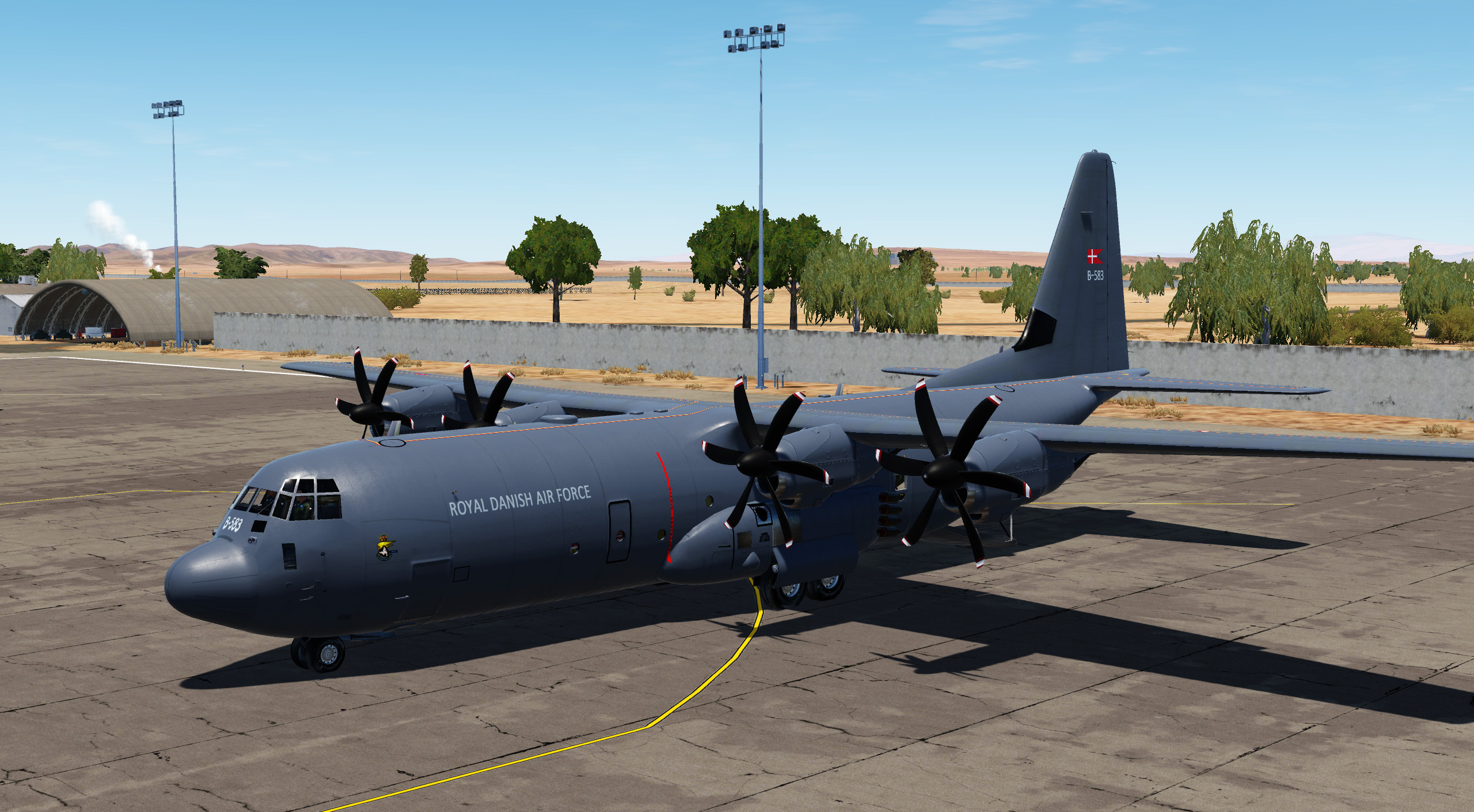 RDAF C-130J-30 Hercules B-536 (Anubis mod)