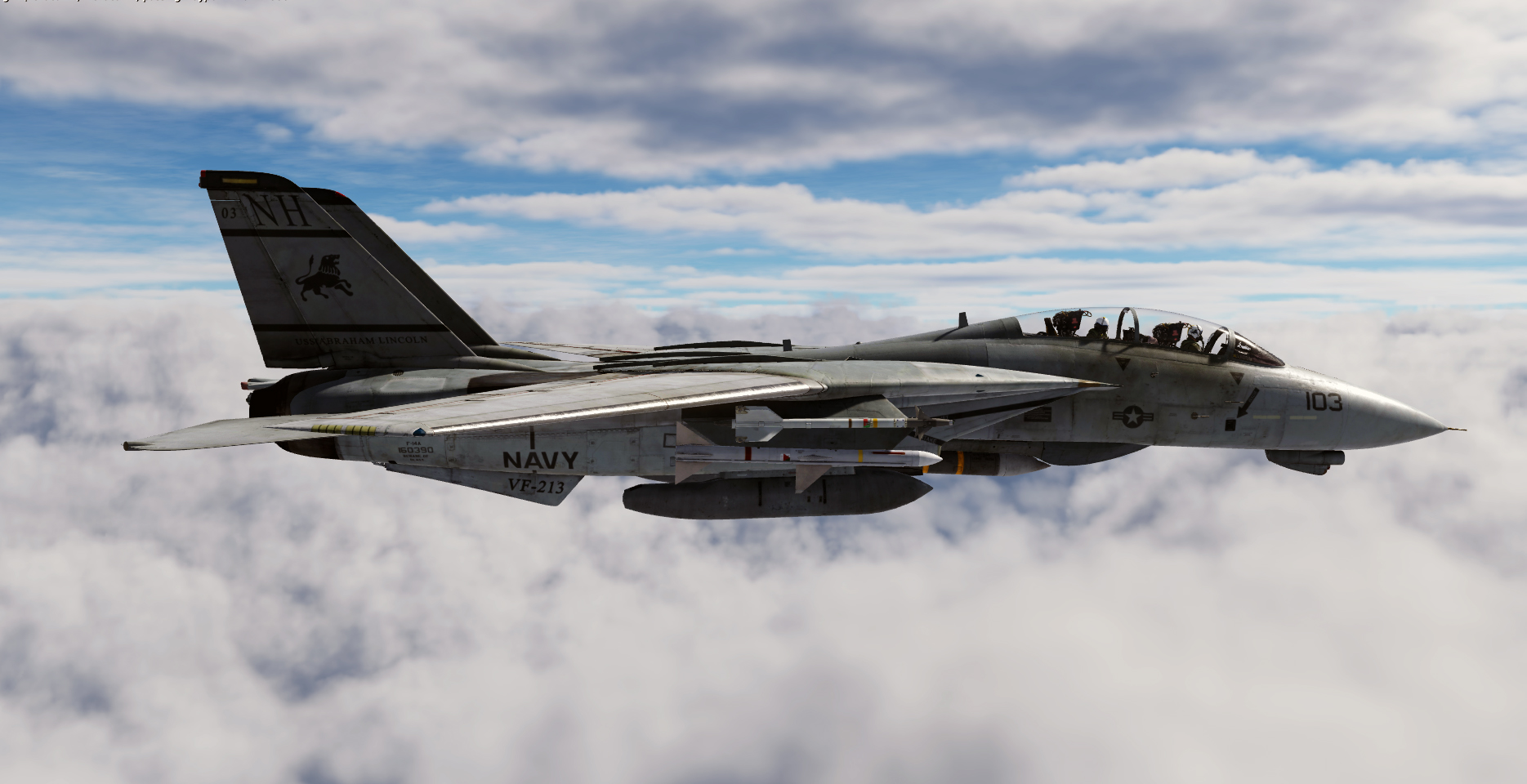 F-14A VF-213 Black Lions NH103 - 1994