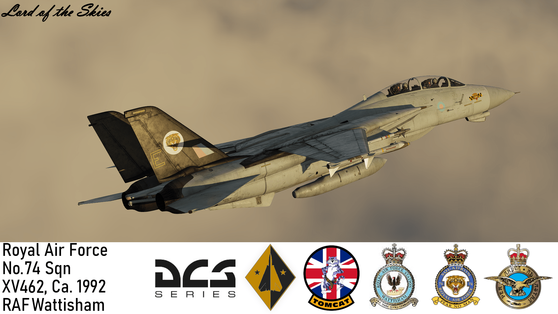 Royal Air Force No 74 Sqn Tomcat FGR.2 (F-14M) 1990s