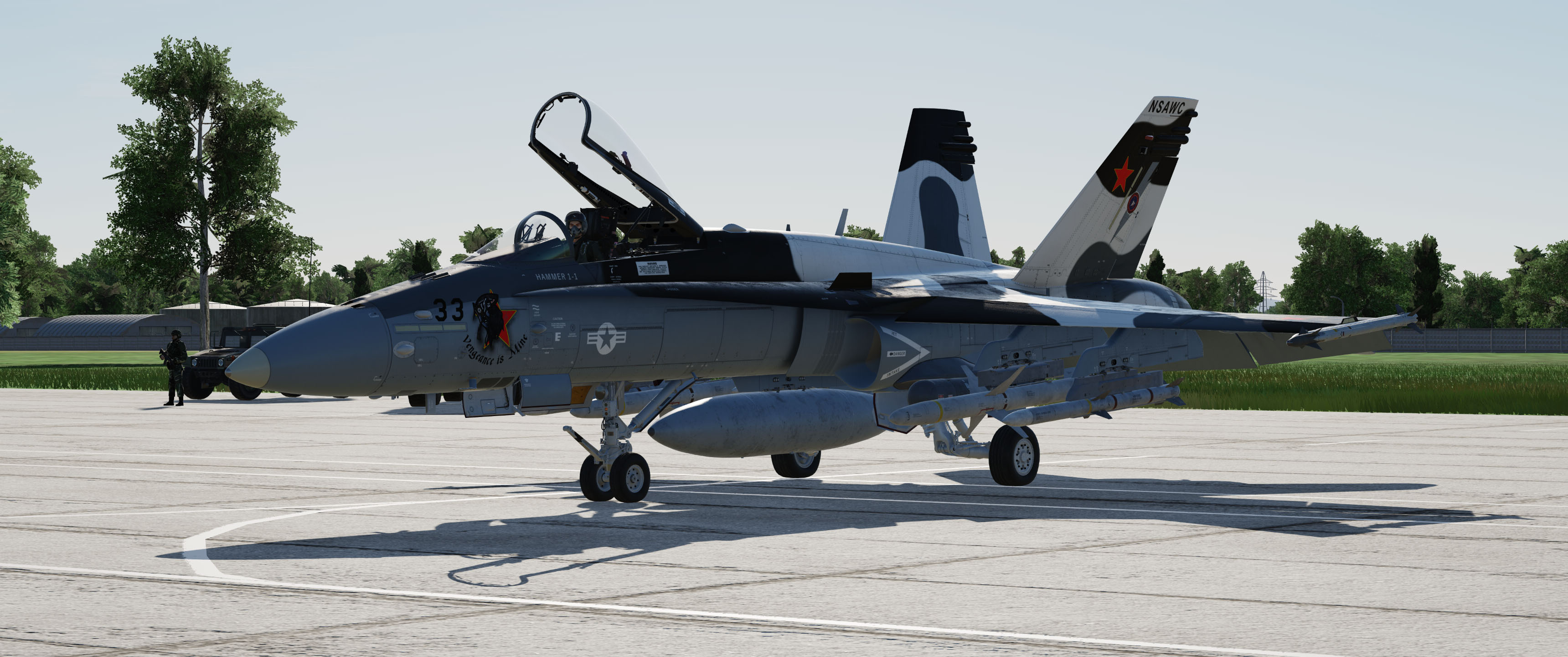 F/A-18 Blk 20 Alaska Aggressor skin FICTIONAL (clean)