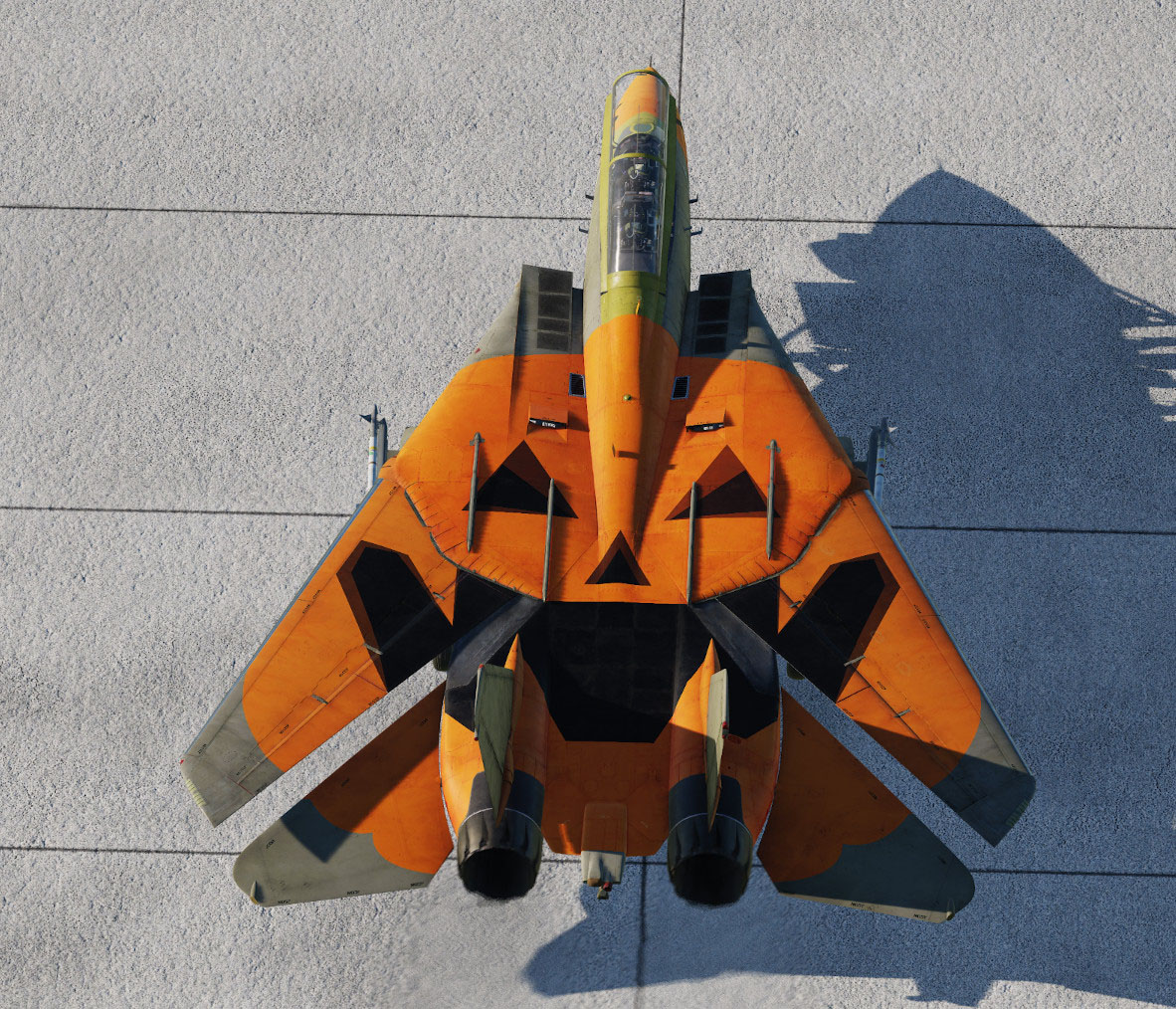 F-14B Ace Combat skin "Pumpkin" pt 3