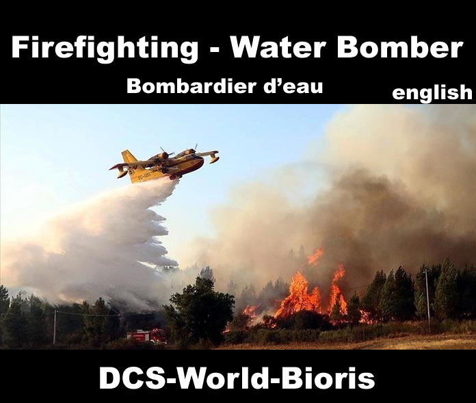 Firefighting - Canadair Water Bomber - English Version