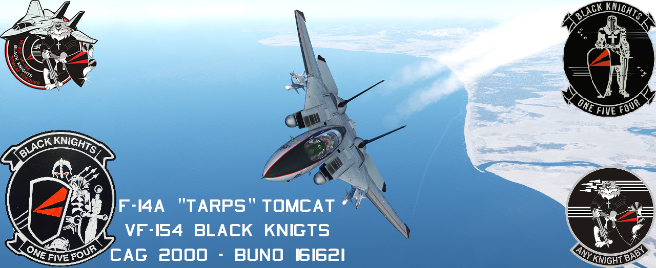 VF-154 Black Knights F-14A "TARPS" TOMCAT CAG 2000 v5 12/31/21