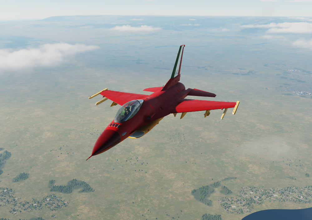F-16C Rosso