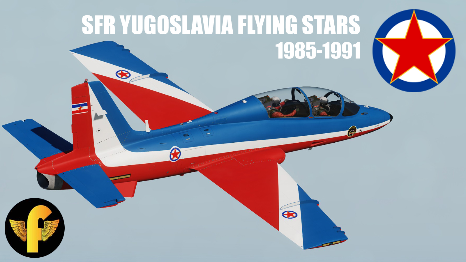 "Flying Stars" Aerobatic Team, Socialist FR Yugoslavia Air Force 1985 - 1991 UPDATED