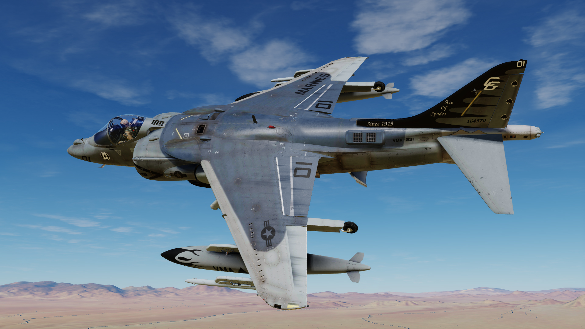 AV-8B Harrier II VMA-231 CG-01 164570 UPDATE 2.5.