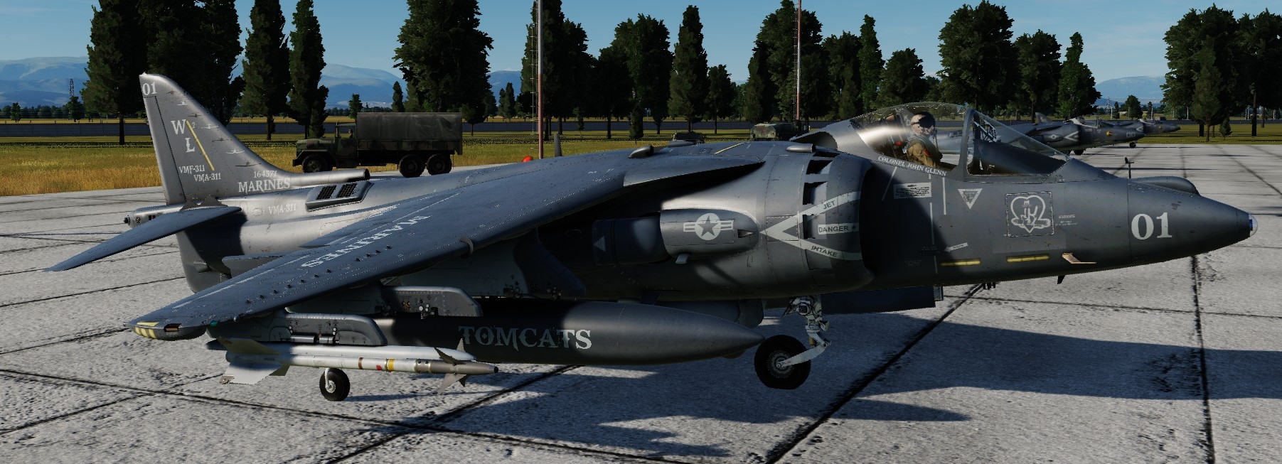 AV-8B VMA-311 Historical Tribute Paint Scheme