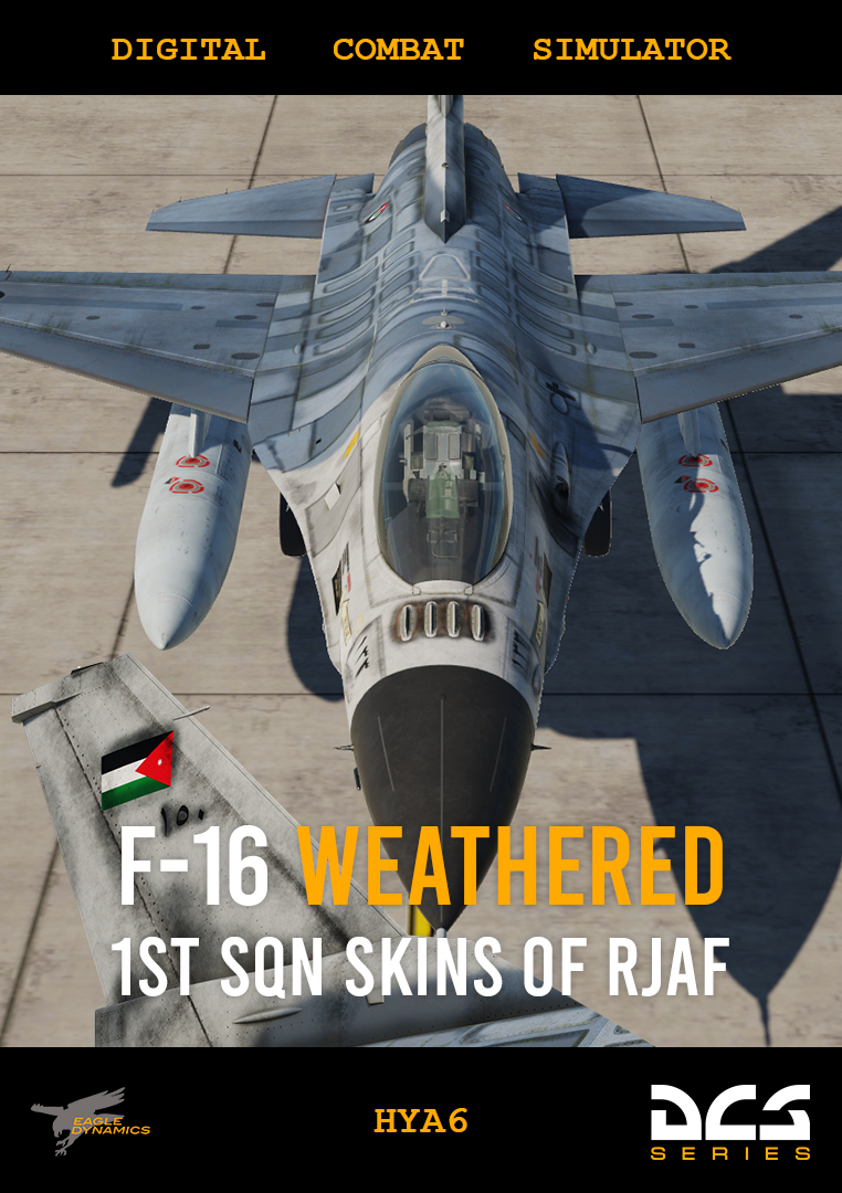 RJAF - F-16 Weathered 1st sqn Skins by Hya6