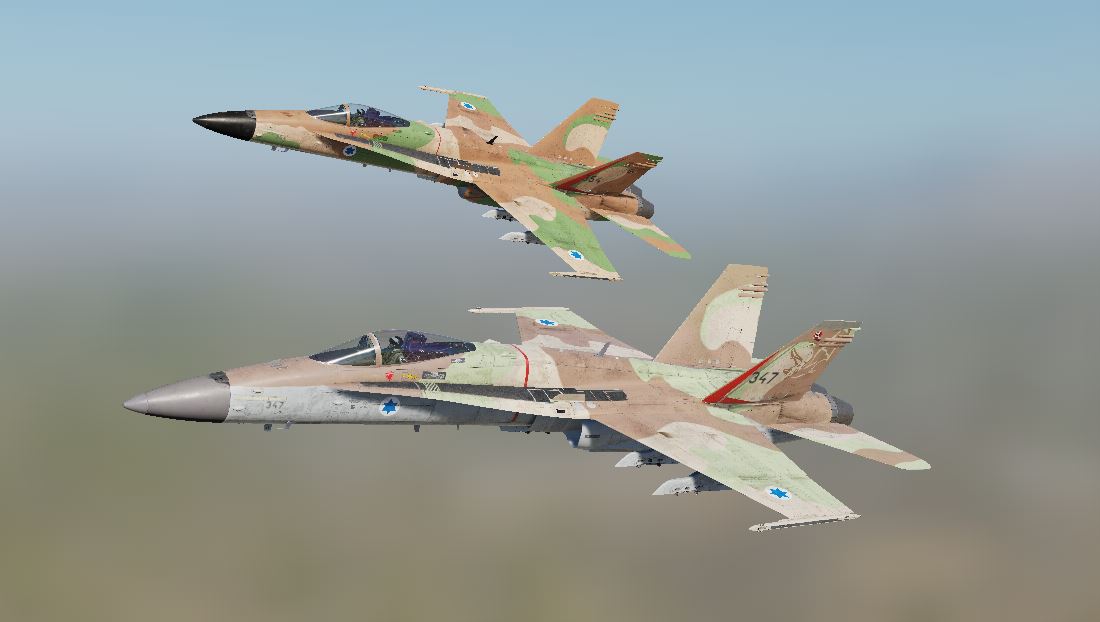 F/A-18C Hornet - 119th "Bat" squadron 80's and Modern