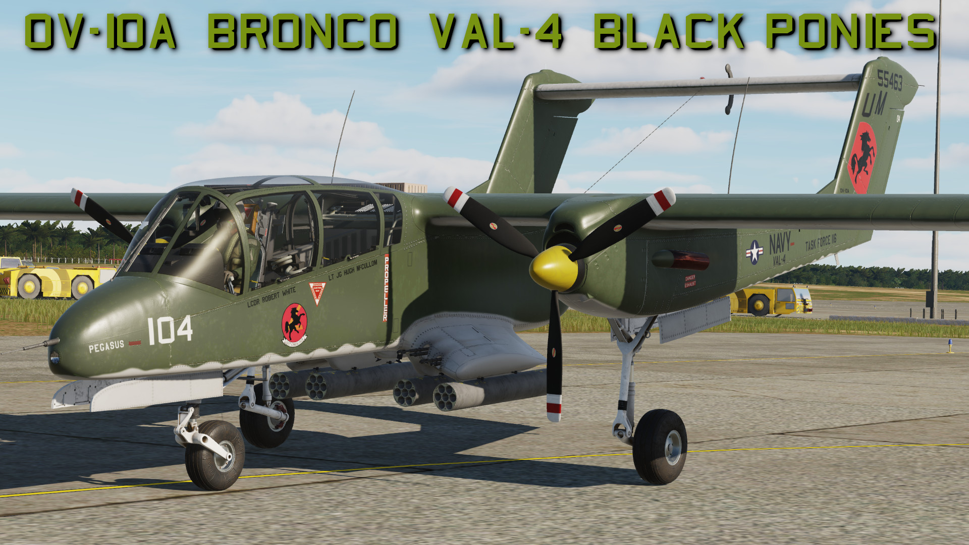 OV-10A Bronco - VAL-4 "Black Ponies" #104 - Skin