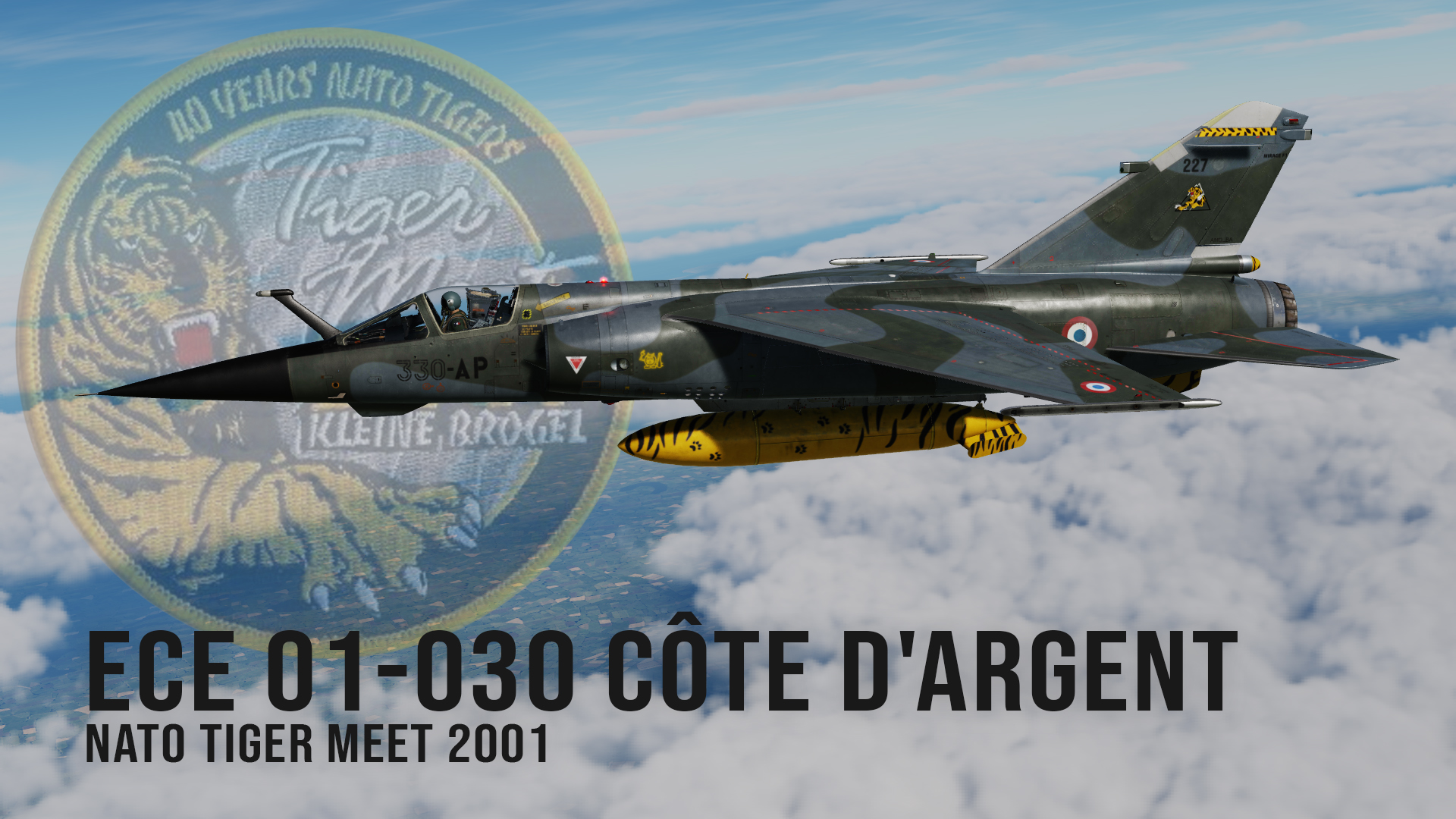 Mirage F1CT, ECE 11/030 Côte d'Argent, NATO Tiger Meet 2001 V1.1