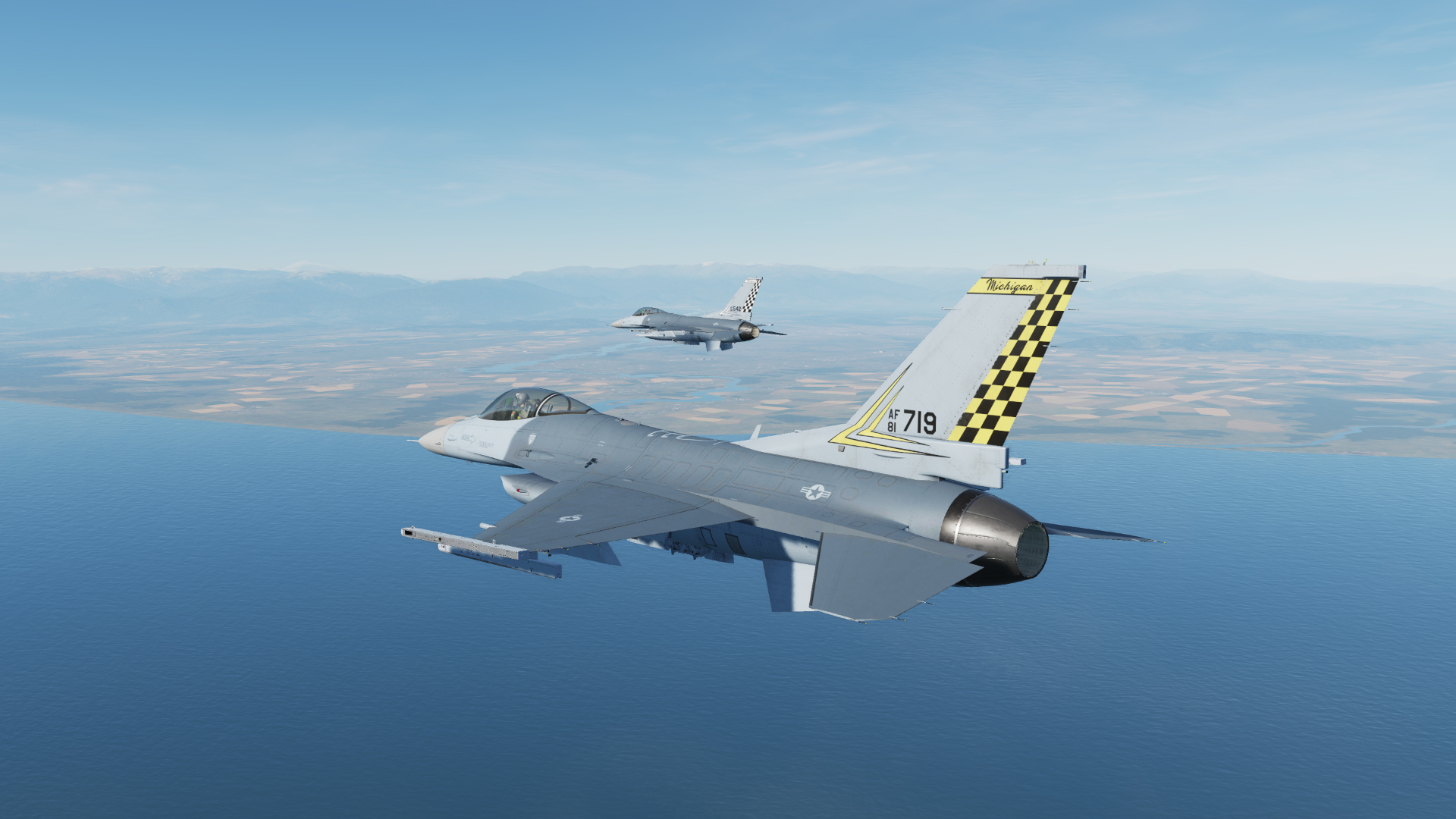 Michigan "6 Pack" 171st Fighter Interceptor Squadron, 191st Fighter Interceptor Group, 81-0719 and 80-0542