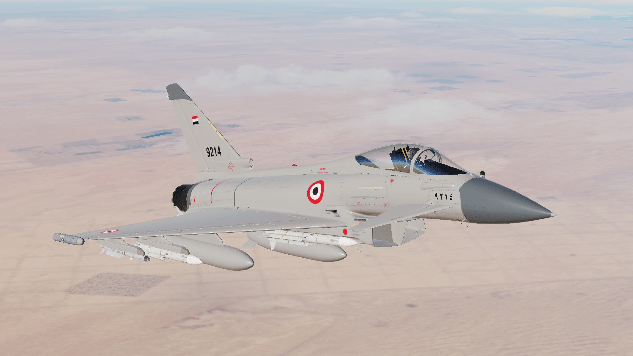 Egyptian Air Force Fictional Eurofighter Typhoon 1.0