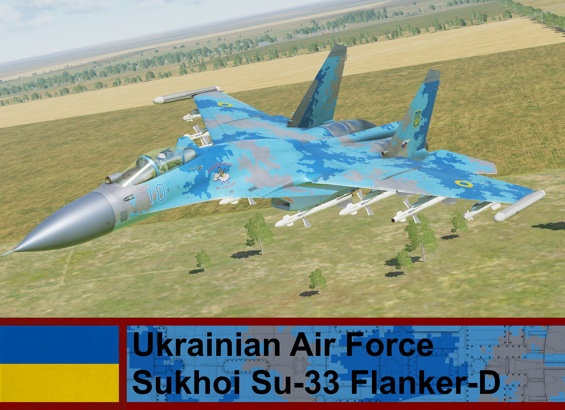 Ukrainian Air Force Su-33 Flanker-D (Fictional)