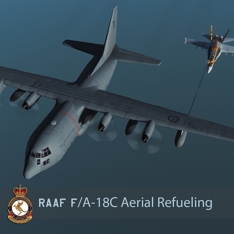 RAAF F/A-18C refueling mission
